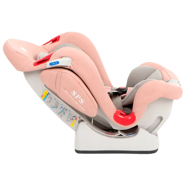 Детское автокресло Kikka Boo O'Right SPS  0 месяцев - 6 лет / 25 кг / Розовый photo 4