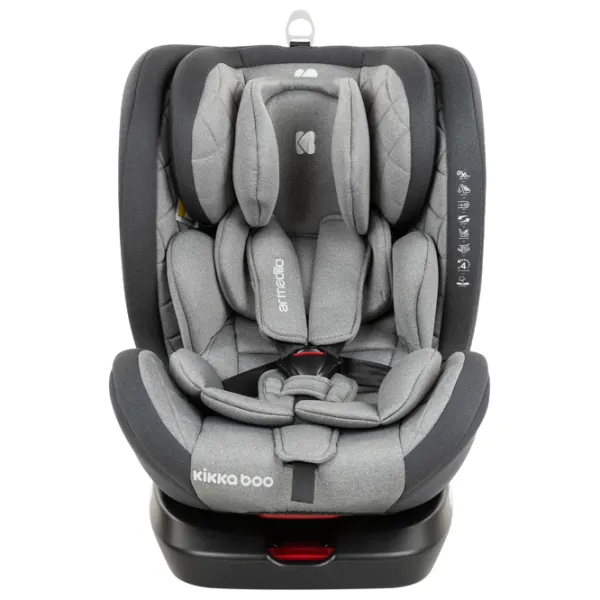 Детское автокресло Kikka Boo Armadillo  0 месяцев - 12 лет / 36 кг / Серый photo 2