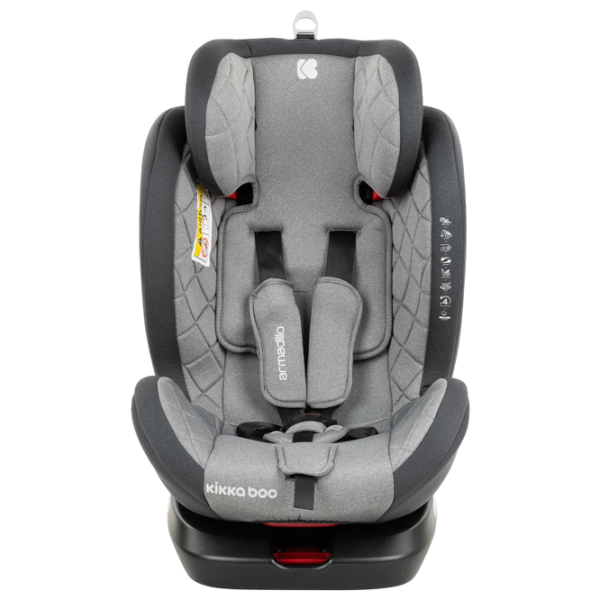 Детское автокресло Kikka Boo Armadillo  0 месяцев - 12 лет / 36 кг / Серый photo 3