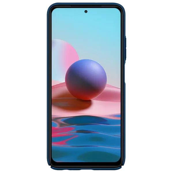 Husă pentru smartphone Xiaomi Redmi Note 10 Nillkin/ Back/ PC/ Blue photo 2