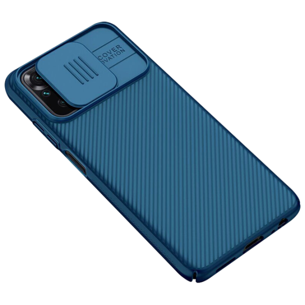 Husă pentru smartphone Xiaomi Redmi Note 10 Nillkin/ Back/ PC/ Blue photo 5
