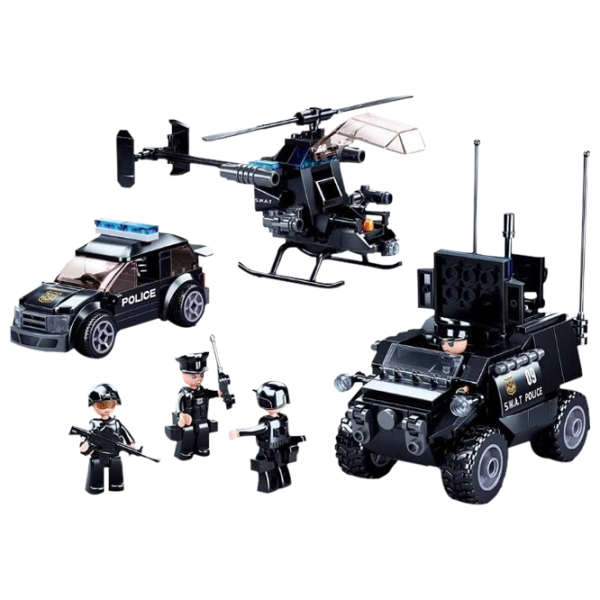 Constructor pentru copii Sluban Police Set Poliție/ Black photo 2