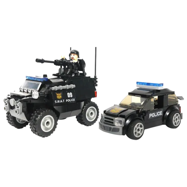 Constructor pentru copii Sluban Police Set Poliție/ Black photo 3