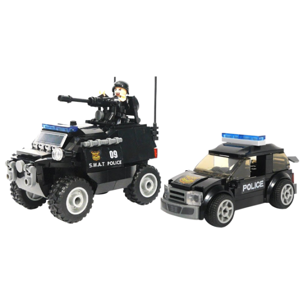 Constructor pentru copii Sluban Police Set Poliție/ Black photo 3