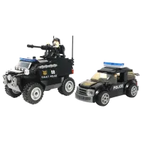 Constructor pentru copii Sluban Police Set Poliție/ Black photo 3