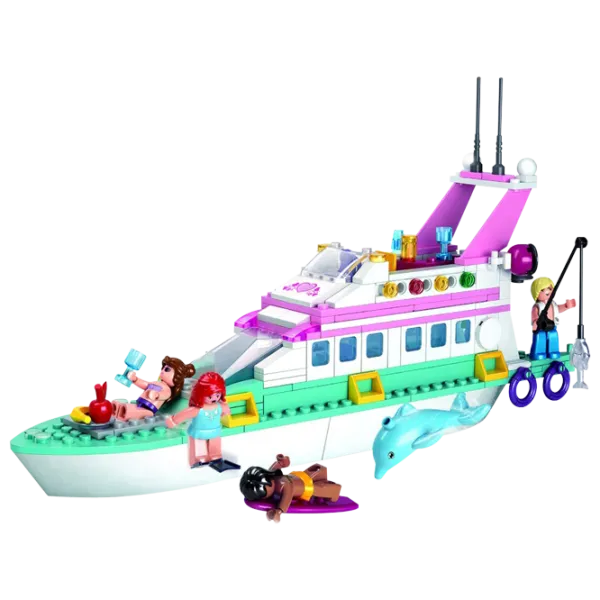 Constructor pentru copii Sluban Luxury Yacht Iaht/ White photo 2