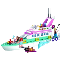 Детский конструктор Sluban Luxury Yacht Яхта/ Белый photo 2