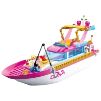 Детский конструктор Sluban Luxury Yacht Яхта/ Розовый photo 2
