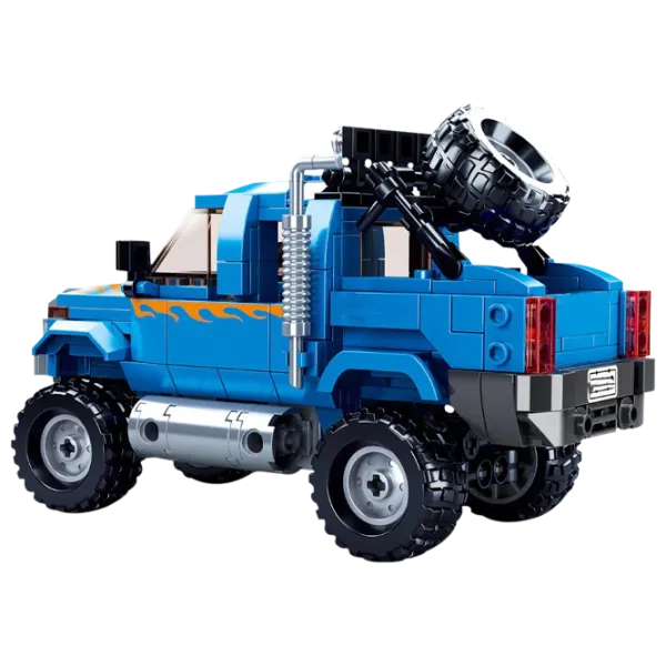 Детский конструктор Sluban Bricks F350 Авто/ Синий photo 3