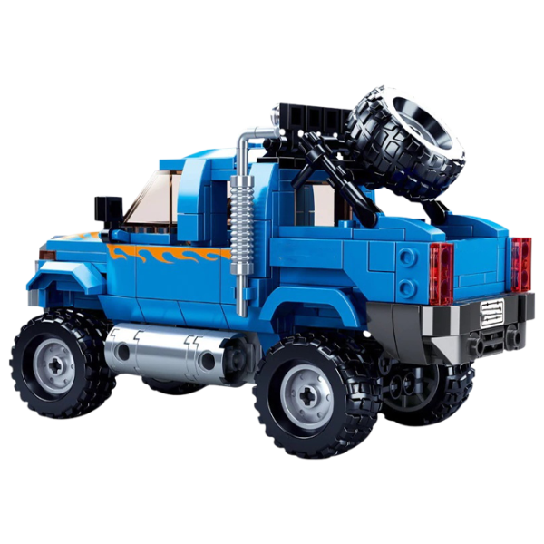 Детский конструктор Sluban Bricks F350 Авто/ Синий photo 3