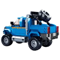 Детский конструктор Sluban Bricks F350 Авто/ Синий photo 3