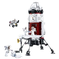 Детский конструктор Sluban Rocket Base Ракета/ Белый photo 2