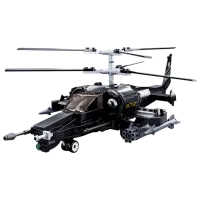 Детский конструктор Sluban bricks Ka-50 Вертолет/ Черный photo 2