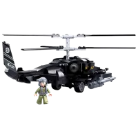 Детский конструктор Sluban bricks Ka-50 Вертолет/ Черный photo 3