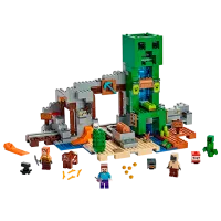 Constructor pentru copii LEGO The Creeper Mine Joc/ Multicolor photo 2