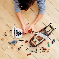 Constructor pentru copii LEGO Pirate Ship Pirați/ Brown photo 3