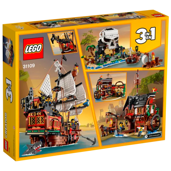 Детский конструктор LEGO Pirate Ship Пираты/ Коричневый photo 8