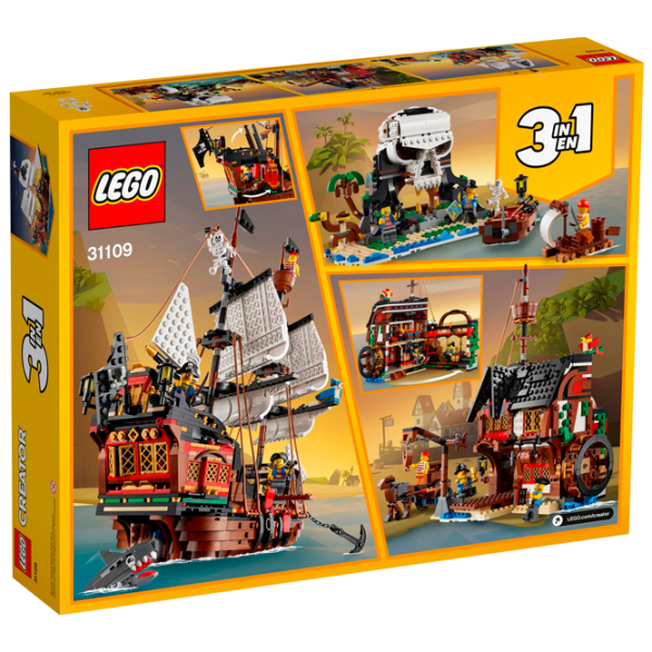 Детский конструктор LEGO Pirate Ship Пираты/ Коричневый photo 8