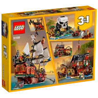 Constructor pentru copii LEGO Pirate Ship Pirați/ Brown photo 8