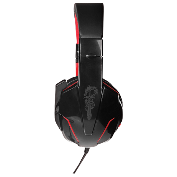 Căști Qumo Bionic Red Black Cu fir/ Gaming photo 3