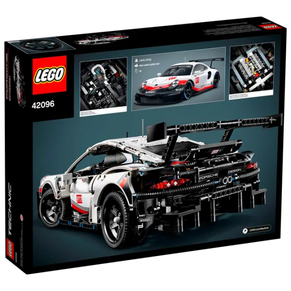 Детский конструктор LEGO Porsche 911 RSR Автомобиль/ Белый photo 4