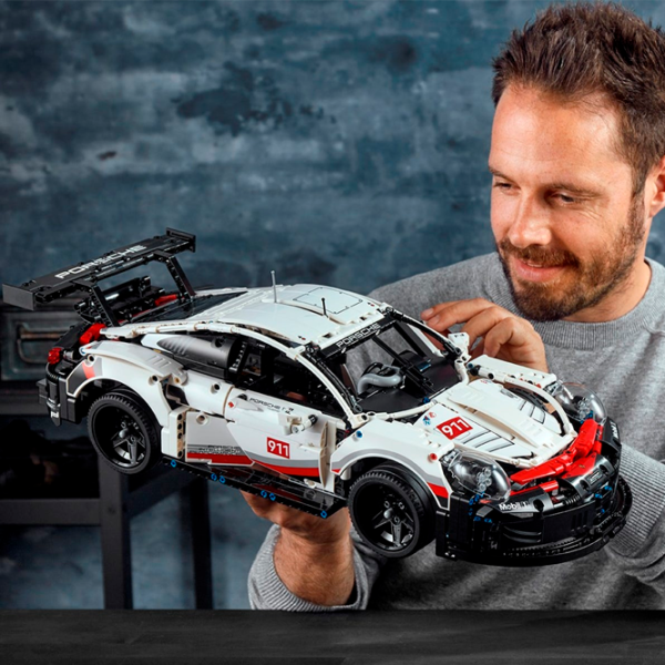 Детский конструктор LEGO Porsche 911 RSR Автомобиль/ Белый photo 8