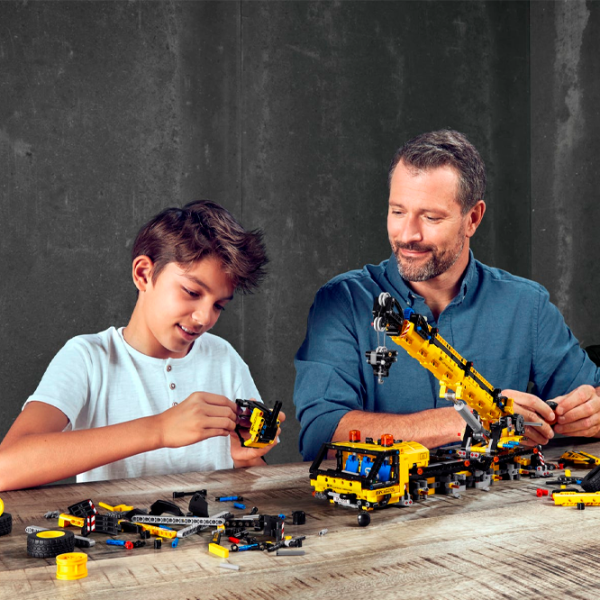 Детский конструктор LEGO Mobile Crane Кран/ Желтый photo 4