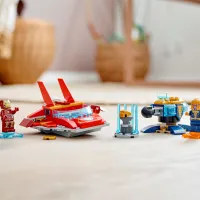 Constructor pentru copii LEGO Iron Man vs. Thanos Navă spațială photo 4