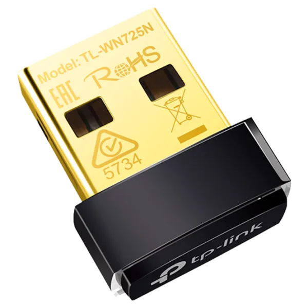 Сетевой адаптер TP-Link TL-WN725N Wi-Fi/ Черный photo 3