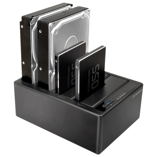 Адаптер Hub Century CROS4U31C USB Type-A/ Черный photo 4
