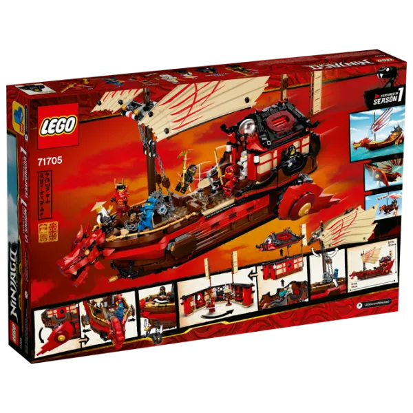 Детский конструктор LEGO Destiny's Bounty Корабль/ Красный photo 3