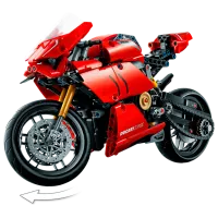 Constructor pentru copii LEGO Ducati Panigale V4 R Transport/ Red photo 3