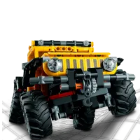 Constructor pentru copii LEGO Jeep Wrangler Transport/ Yellow photo 4