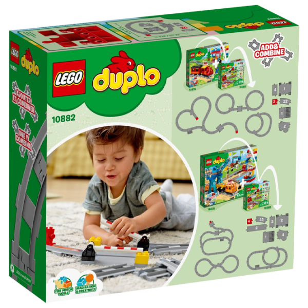 Конструктор LEGO Train Tracks Железнодорожные пути/ Серый photo 2