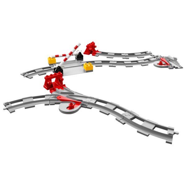 Конструктор LEGO Train Tracks Железнодорожные пути/ Серый photo 3