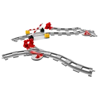 Constructor LEGO Train Tracks Șine de tren/ Gray photo 3