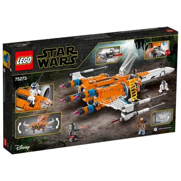 Детский конструктор LEGO Poe Dameron's X-wing Fighter Космолёт/ Оранжевый photo 3