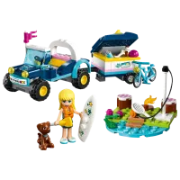 Constructor pentru copii LEGO Stephanies Buggy & Trailer Friends/ Blue photo 2