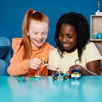 Constructor pentru copii LEGO Stephanies Buggy & Trailer Friends/ Blue photo 4