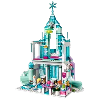 Constructor pentru copii LEGO Elsa's Magical Ice Palace Personaj de film/ Multicolor photo 2