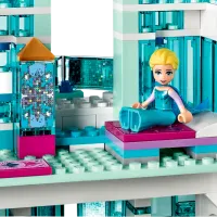 Constructor pentru copii LEGO Elsa's Magical Ice Palace Personaj de film/ Multicolor photo 3