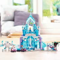 Constructor pentru copii LEGO Elsa's Magical Ice Palace Personaj de film/ Multicolor photo 5
