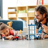 Constructor pentru copii LEGO Police Station Poliție/ Blue photo 4