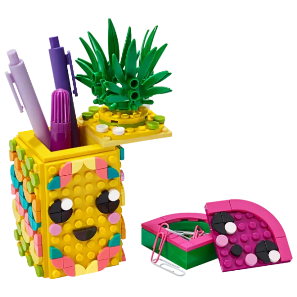 Детский конструктор LEGO Pineapple Pencil Holder Держатель/ Желтый photo 2