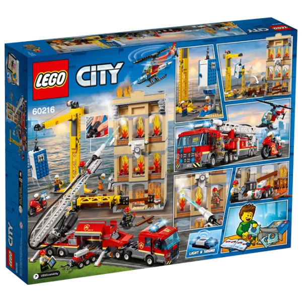 Конструктор LEGO Downtown Fire Brigade Пожарные/ Красный photo 2
