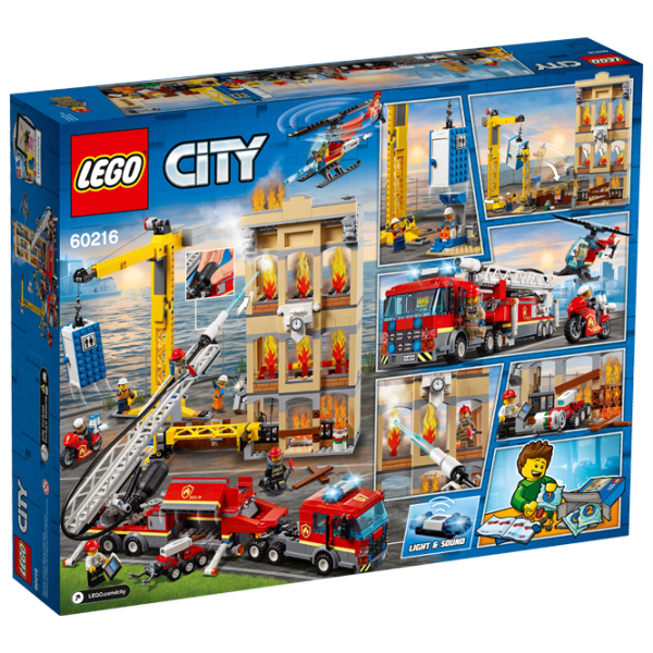 Конструктор LEGO Downtown Fire Brigade Пожарные/ Красный photo 2