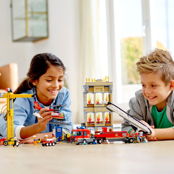 Конструктор LEGO Downtown Fire Brigade Пожарные/ Красный photo 3