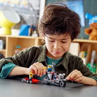 Constructor LEGO Unstoppable Bike Chase Urmarire/ Red photo 5