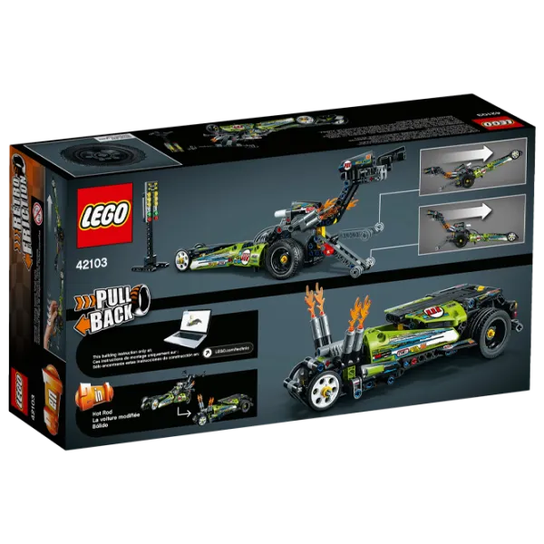 Детский конструктор LEGO Dragster Драгстер/ Зелёный photo 2