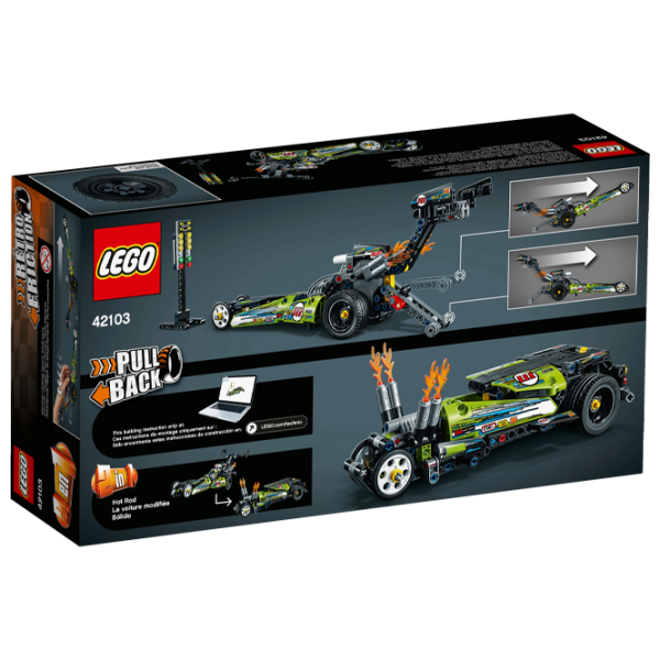 Детский конструктор LEGO Dragster Драгстер/ Зелёный photo 2